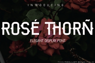 Rose Thorn Font Download