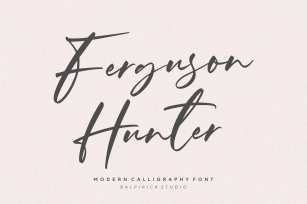 Ferguson Hunter Font Download