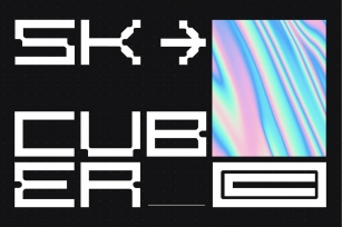 SK Cuber Font Download