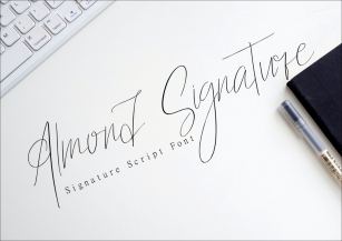 Almond Signature Font Download