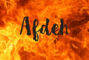 Afdeh Font Download