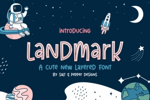 Landmark Font (Kids Fonts, Fun Fonts, Handwritten Fonts) Font Download