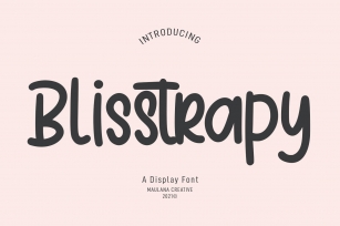 Blisstrapy Font Download