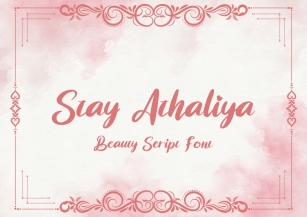 Stay Athaliya Font Download
