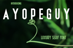 Ayopeguy Font Download