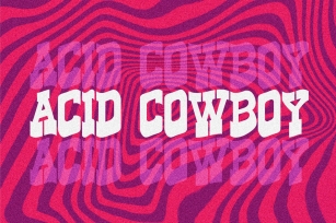 Acid Cowboy OTF Typeface Font Download