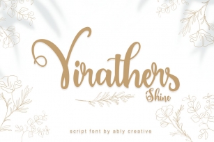 Virathers Shine Font Download