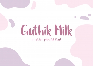 Guthik Milk Font Download