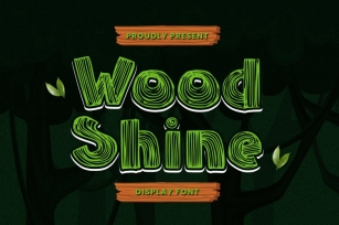Woodshine Font Download