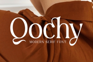 Qochy - Modern Serif Font Font Download