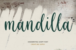 Mandilla Bold Calligraphy Font Download