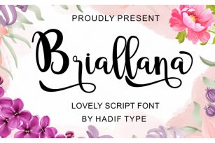 Briallana Script Font Download