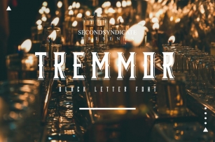 TREMMOR - Black Letter Font Font Download