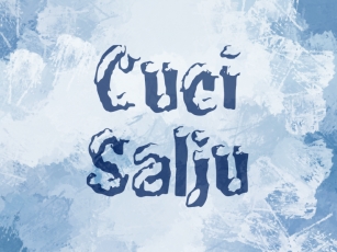 C Cuci Salju Font Download