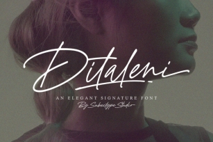 Ditaleni - Elegant Signature Font Font Download