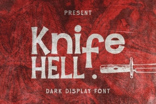 Knife Hell Font Download