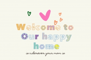 Welcome to Our Happy Home Font Download
