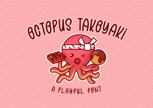 Octopus Takoyaki Font Download