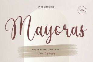Mayoras Handwriting script Font Download