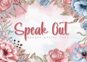 Speak out Font Download