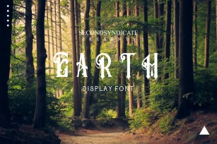 EARTH - Display Font Font Download