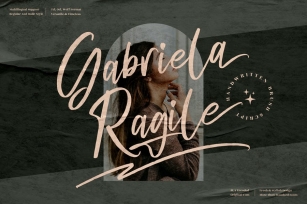 Gabriela Ragile Handwritten Font LS Font Download