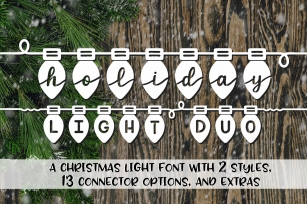 Holiday Light Duo Font Download