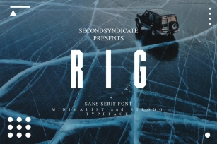 RIG - Sans Serif Font Font Download