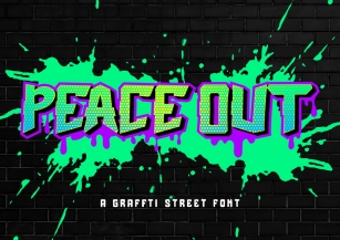 Peace out Font Download