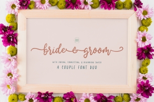 Bride and Groom Font Download