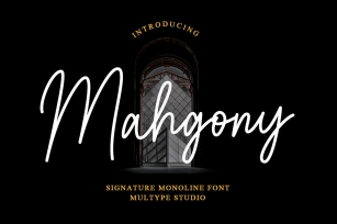 Mahgony Font Download