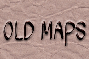 Old Maps Font Download