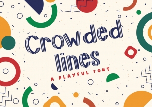 Crowded Lines Font Download