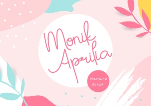 Monik Aprilia Font Download