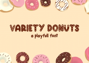 Variety Donuts Font Download