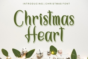 Christmas Heart Font Download