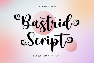 Bastrid Script Font Download