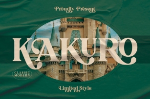 Kakuro Classy Serif Font LS Font Download