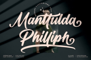 Manttulda Philliph Calligraphy Font LS Font Download