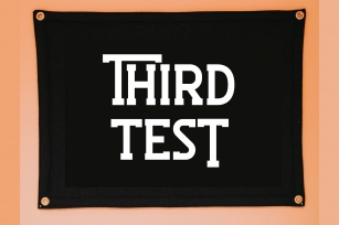 Third Test Font Download
