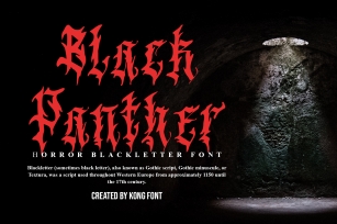 Black Panther Font Download