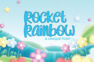 Rocket Rainbow Font Download