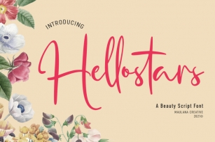 Hellostars Beauty Script Font Font Download