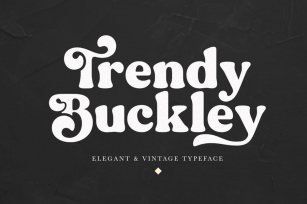 Trendy Buckley Font Download