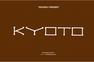 Kyoto Monogram Font Download