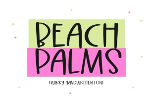 Beach Palms Font Download