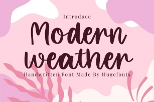 Modern Weather Font Download