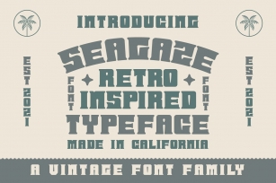 Seagaze Typeface Font Download