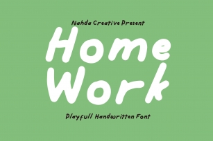 Home Work Font Download