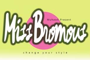 Miss Bromous Font Download